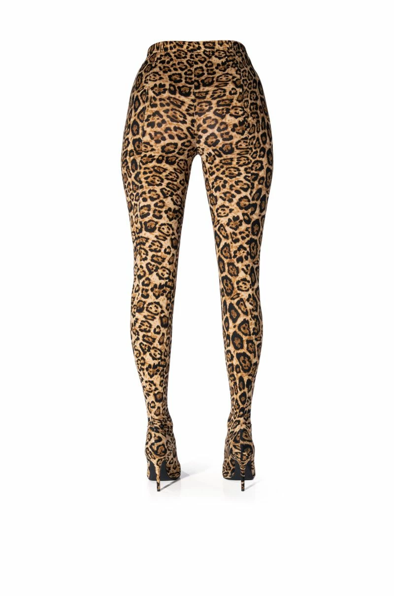 AZALEA WANG WILD SIDE LEOPARD PRINT PANT BOOTS 4 AZALEA WANG WILD SIDE LEOPARD PRINT PANT BOOTS - Image 4