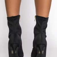 AZALEA WANG WORK FOR IT STILETTO BOOTIE IN BLACK -Sewing Down South shop azalea wang work for it stiletto bootie in black black 4 4