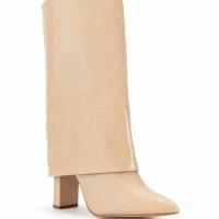 BALTINA CROC TAN FOLD OVER BOOT -Sewing Down South shop baltina croc tan fold over boot tan 3 3