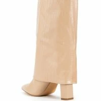 BALTINA CROC TAN FOLD OVER BOOT -Sewing Down South shop baltina croc tan fold over boot tan 4 4