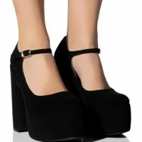 BERLIN CHUNKY PLATFORM MARY JANE PUMP