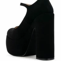 BERLIN CHUNKY PLATFORM MARY JANE PUMP -Sewing Down South shop berlin chunky patent pump black 4 4