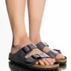 BIRKENSTOCK NARROW FIT ARIZONA VEGAN IRIDESCENT MICROFIBER SANDAL