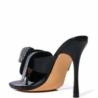 BOUQUET BLACK FLOWER SANDAL -Sewing Down South shop bouquet black flower sandal black 4 4