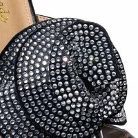 BOUQUET BLACK FLOWER SANDAL -Sewing Down South shop bouquet black flower sandal black 5 5