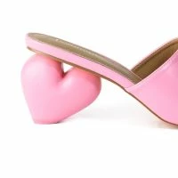 BUBBLEHEART CHUNKY SANDAL IN PINK -Sewing Down South shop bubbleheart chunky sandal in pink pink 5 5