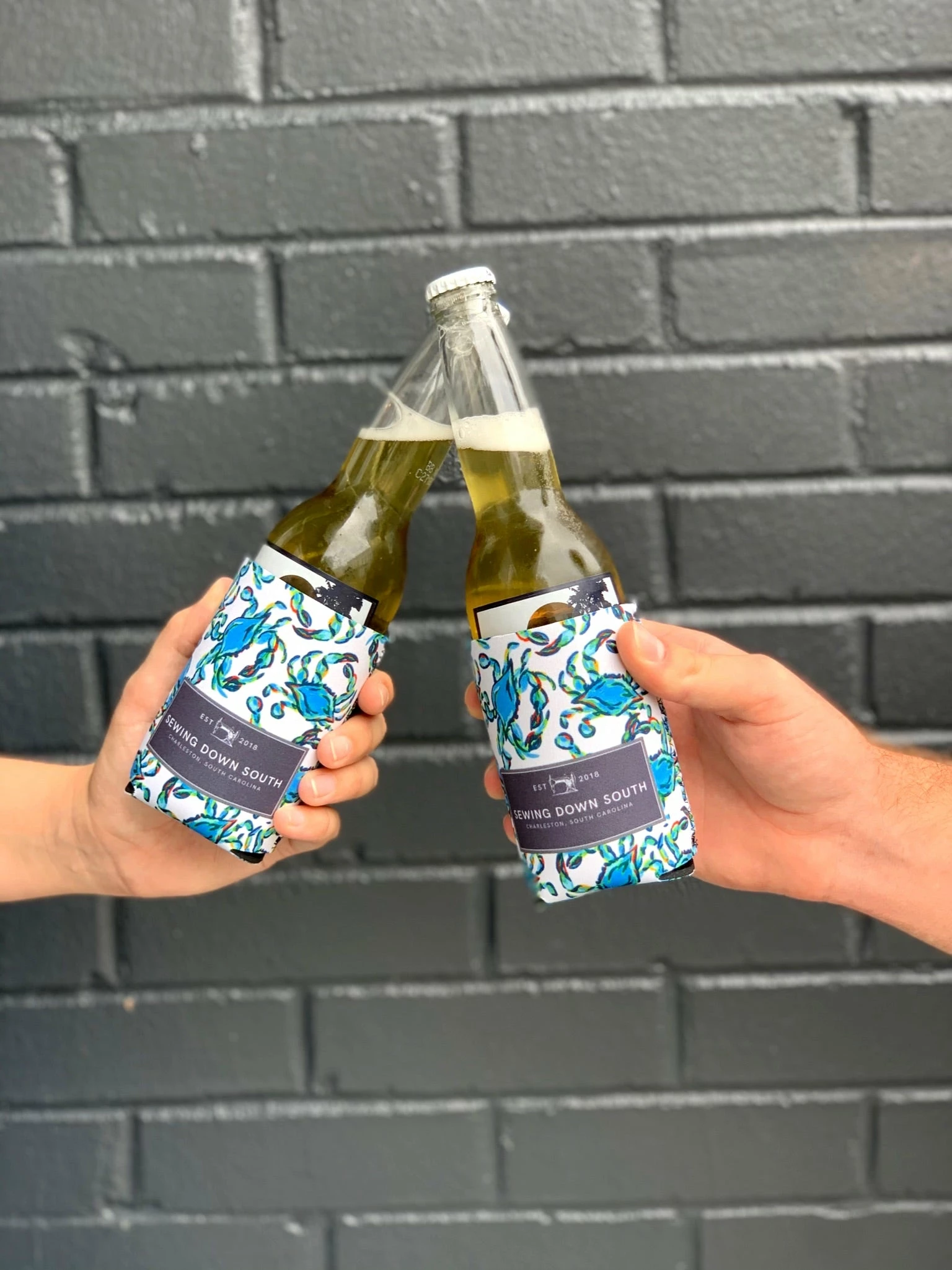 API Source Crab Craze Koozie, 4 PACK (Skinny Or Standard) 1 API Source Crab Craze Koozie, 4 PACK (Skinny Or Standard)