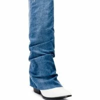 SOMETHING A LITTLE DIFFERENT DENIM COWBOY BOOT -Sewing Down South shop connection western denim boot denim 3 3 c1