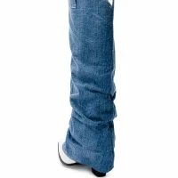 SOMETHING A LITTLE DIFFERENT DENIM COWBOY BOOT -Sewing Down South shop connection western denim boot denim 4 4 c1