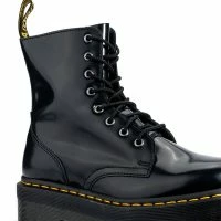 DR MARTEN JADON POLISHED SMOOTH BOOTIE -Sewing Down South shop dr marten jadon polished smooth bootie black 5 5 c1 c1