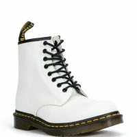 DR. MARTENS 1460 SMOOTH WHITE BOOTIES -Sewing Down South shop dr martens 1460 smooth white booties white 3 3