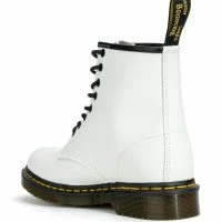 DR. MARTENS 1460 SMOOTH WHITE BOOTIES -Sewing Down South shop dr martens 1460 smooth white booties white 4 4