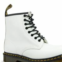 DR. MARTENS 1460 SMOOTH WHITE BOOTIES -Sewing Down South shop dr martens 1460 smooth white booties white 5 5