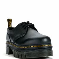 DR MARTENS AUDRICK 3 EYE SHOE NAPPA LUX -Sewing Down South shop dr martens audrick 3 eye shoe nappa lux black 3 3