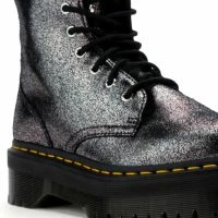 DR MARTENS JADON FUR LINED DISTRESSED METALLIC PLATFORM BOOT -Sewing Down South shop dr martens jadon fur lined distressed metallic platform boot metallic silver 5 5