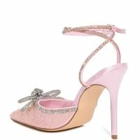 FIRAZ GLITTER PUMP IN PINK -Sewing Down South shop firaz glitter pump in pink pink 3 3