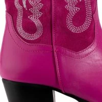 GENUINE LEATHER IGGY METALLIC WESTERN STYLE BELOW THE KNEE BOOT IN FUCHSIA -Sewing Down South shop iggy metallic western style below the knee boot in fuchsia fuchsia 5 5