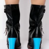 ITS A LOOK MULTI COLORED CHUNKY BOOTIE -Sewing Down South shop its a look multi colored chunky bootie multi 4 4