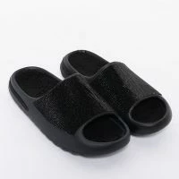 LET IT GO FLAT SANDAL IN BLACK -Sewing Down South shop let it go flat sandal in black black 4 4