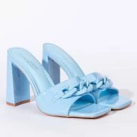 LIKE IT LIKE THAT CHUNKY SANDAL -Sewing Down South shop like it like that chunky sandal blue 4 4