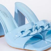 LIKE IT LIKE THAT CHUNKY SANDAL -Sewing Down South shop like it like that chunky sandal blue 6 6