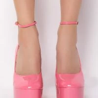 LOVERS LANE PATENT PINK CHUNKY MARY JANES 7 LOVERS LANE PATENT PINK CHUNKY MARY JANES -Sewing Down South shop lovers lane patent pink chunky mary janes pink 3 3