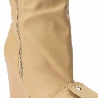 LUXE IN LOVE KNEE HIGH CHUNKY BOOT IN NUDE -Sewing Down South shop luxe in love knee high chunky boot in nude nude 8 8