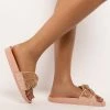 MAKE IT EASY FLAT SANDAL IN PINK