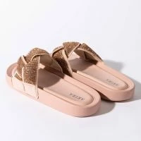 MAKE IT EASY FLAT SANDAL IN PINK -Sewing Down South shop make it easy flat sandal in pink pink 5 5