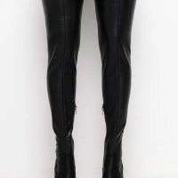 AZALEA WANG CANT GET YOU OFF MY MIND THIGH HIGH BOOT WITH 4 WAY STRETCH -Sewing Down South shop mindful black pu 4 4 c1