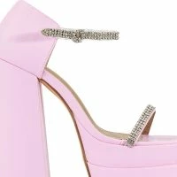 PEGGIE CHUNKY PLATFORM SANDAL IN PINK -Sewing Down South shop peggie chunky platform sandal in pink pink 5 5