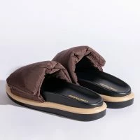 PILLOW SLIP ON COMFY SANDAL -Sewing Down South shop pillow slip on comfy sandal brown 6 6