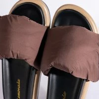 PILLOW SLIP ON COMFY SANDAL -Sewing Down South shop pillow slip on comfy sandal brown 7 7