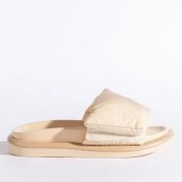 PILLOW SLIP ON COMFY SANDAL -Sewing Down South shop pillow slip on comfy sandal nude 3 3
