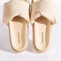 PILLOW SLIP ON COMFY SANDAL -Sewing Down South shop pillow slip on comfy sandal nude 5 5