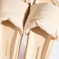 PILLOW SLIP ON COMFY SANDAL -Sewing Down South shop pillow slip on comfy sandal nude 7 7