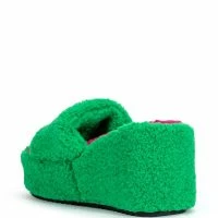 PIPA SHERPA MULE IN GREEN -Sewing Down South shop pipa sherpa mule in green green 4 4