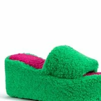 PIPA SHERPA MULE IN GREEN -Sewing Down South shop pipa sherpa mule in green green 5 5