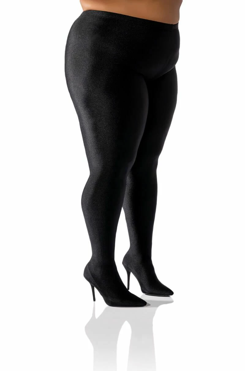 AZALEA WANG STAR STRETCH PLUS SIZE STILETTO PANT BOOT IN BLACK 1 AZALEA WANG STAR STRETCH PLUS SIZE STILETTO PANT BOOT IN BLACK