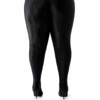 AZALEA WANG STAR STRETCH PLUS SIZE STILETTO PANT BOOT IN BLACK 8 AZALEA WANG STAR STRETCH PLUS SIZE STILETTO PANT BOOT IN BLACK -Sewing Down South shop plus azalea wang star stretch stiletto pant boot in black black 4 4 c1