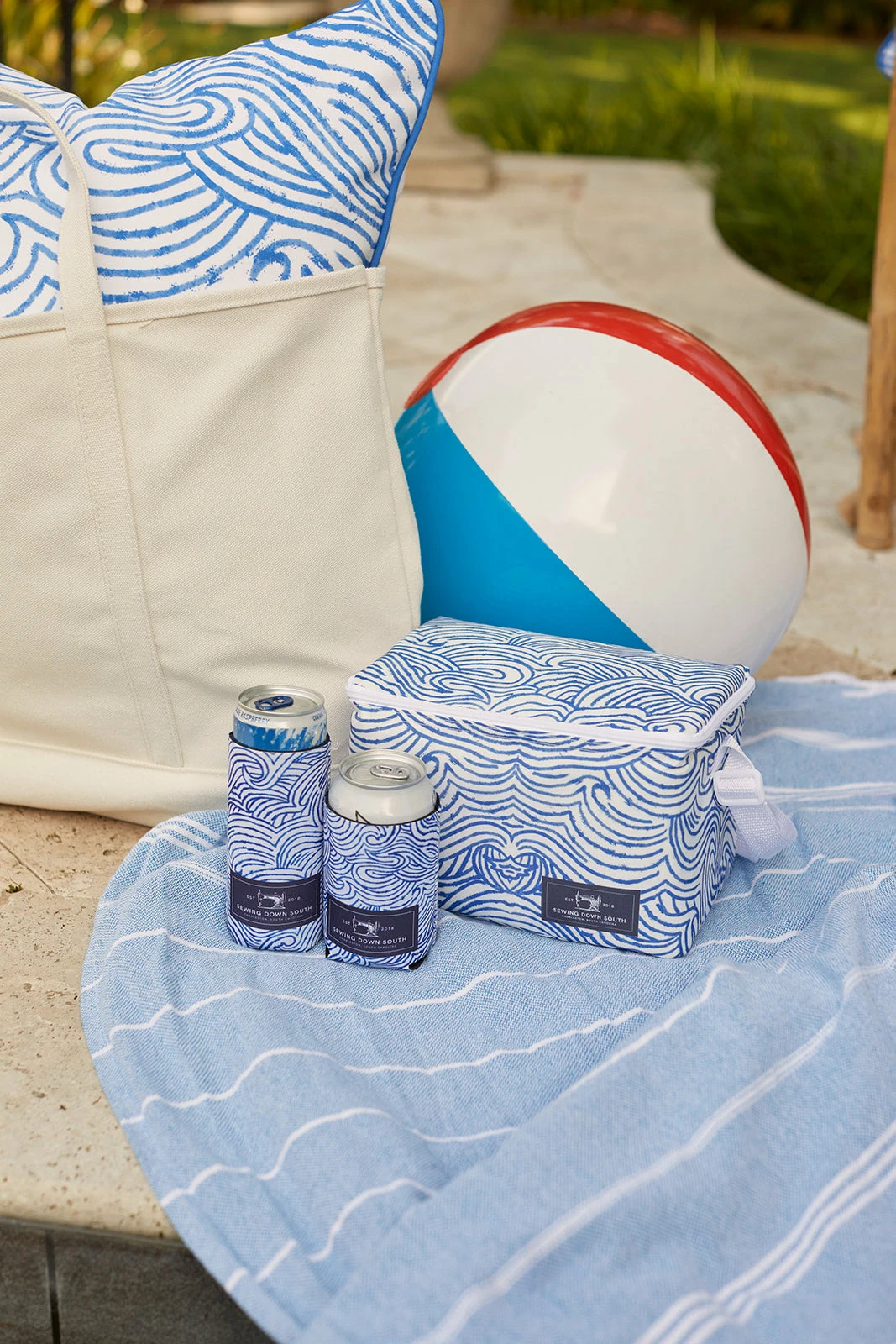 Sewing Down South Poolside Collection: Wave Cooler 1 Sewing Down South Poolside Collection: Wave Cooler