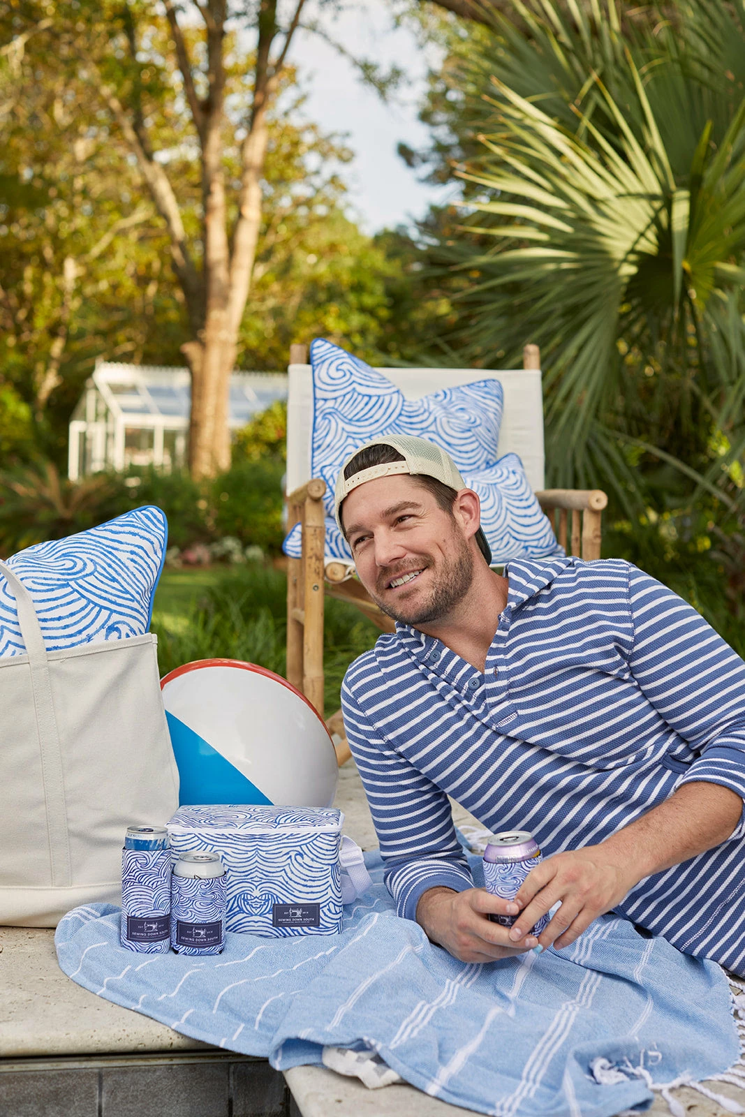 Sewing Down South Poolside Collection: Wave Cooler 4 Sewing Down South Poolside Collection: Wave Cooler - Image 4