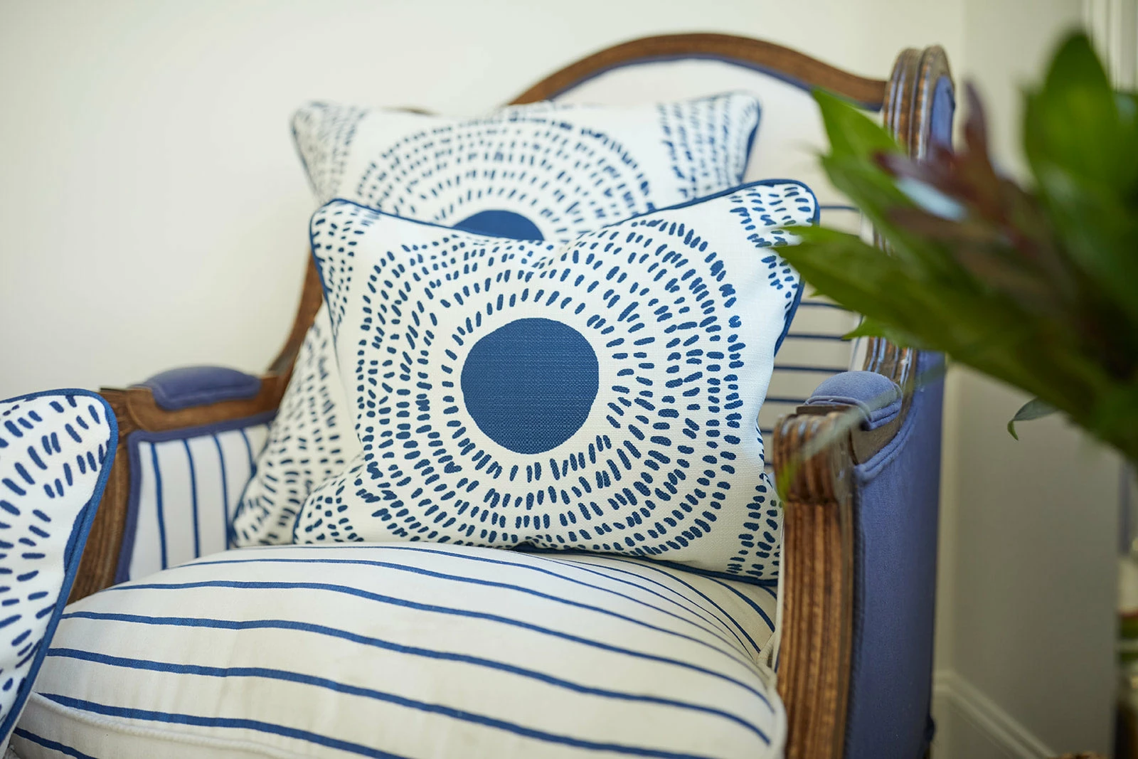 Sewing Down South Modern Collection: Navy Medallion Lumbar Pillow 1 Sewing Down South Modern Collection: Navy Medallion Lumbar Pillow