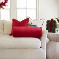 Sewing Down South Velvet Collection: Scarlet Bolster Pillow -Sewing Down South shop sds holiday22 27 websize 2400x