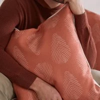 Sewing Down South Copper Fossil Pillow