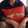 Sewing Down South On The Prowl Sunset Lumbar Pillow