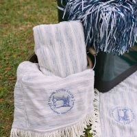 Sewing Down South *SEW NEW* SDS Embroidered Picnic Blanket With Tassels