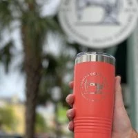 Sewing Down South 20 Oz. Logo Tumblers -Sewing Down South shop sdscoralsingle 2400x scaled