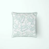 Sewing Down South Pastel Crab Craze Outdoor Pillow