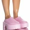 STEP LIVELY SLIP ON MULE IN PINK
